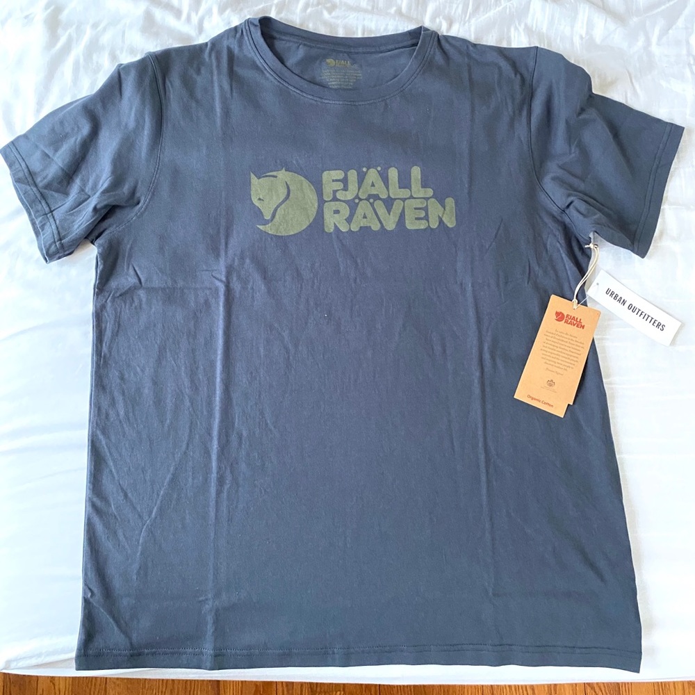 Fjällräven Logo T-Shirt Men’s XL - Navy/Marin